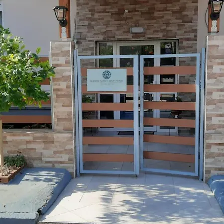 Seaside Family In Paralia Dionysiou